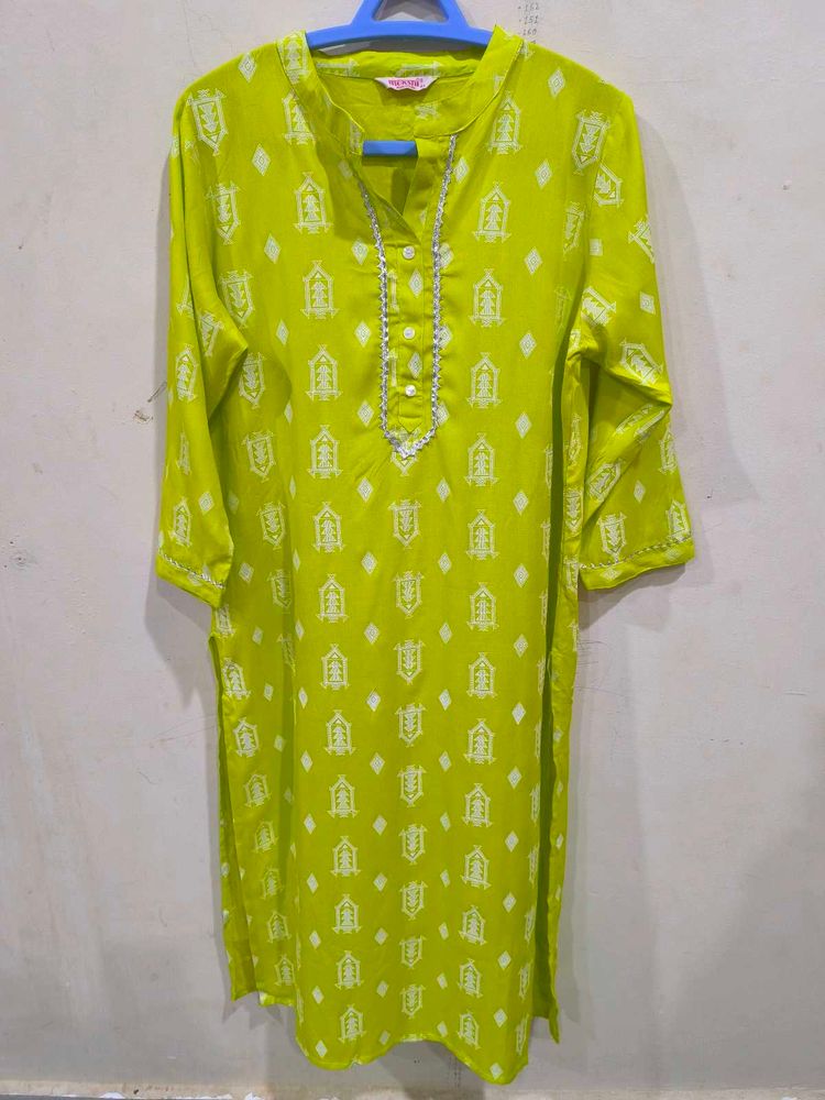Lemon Green Kurti