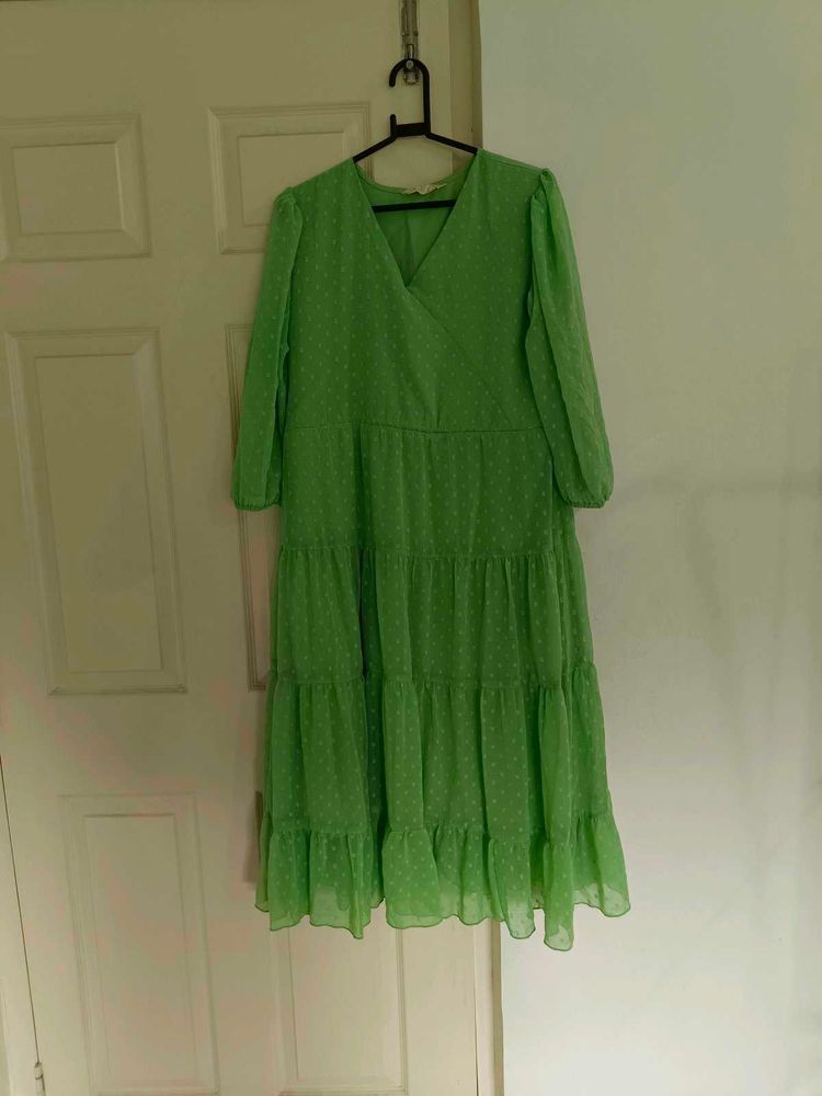 Light Green Midi Dress