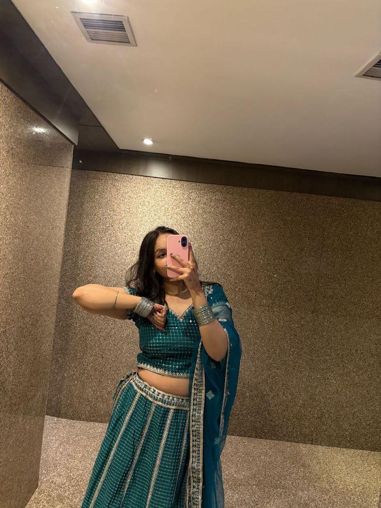 Green Lehenga Choli Set