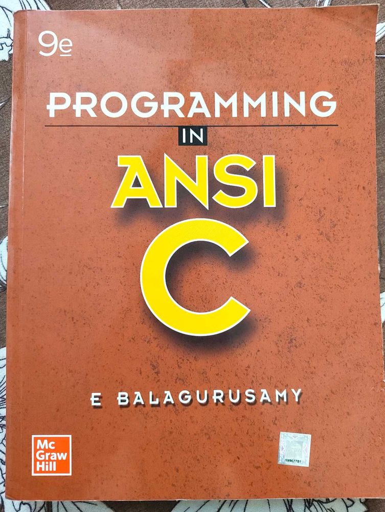 Programming in ANSI C, 9th Edition