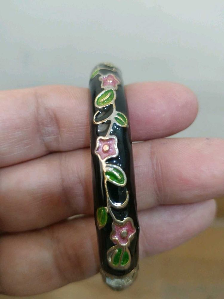 Floral Bangle Bracelet