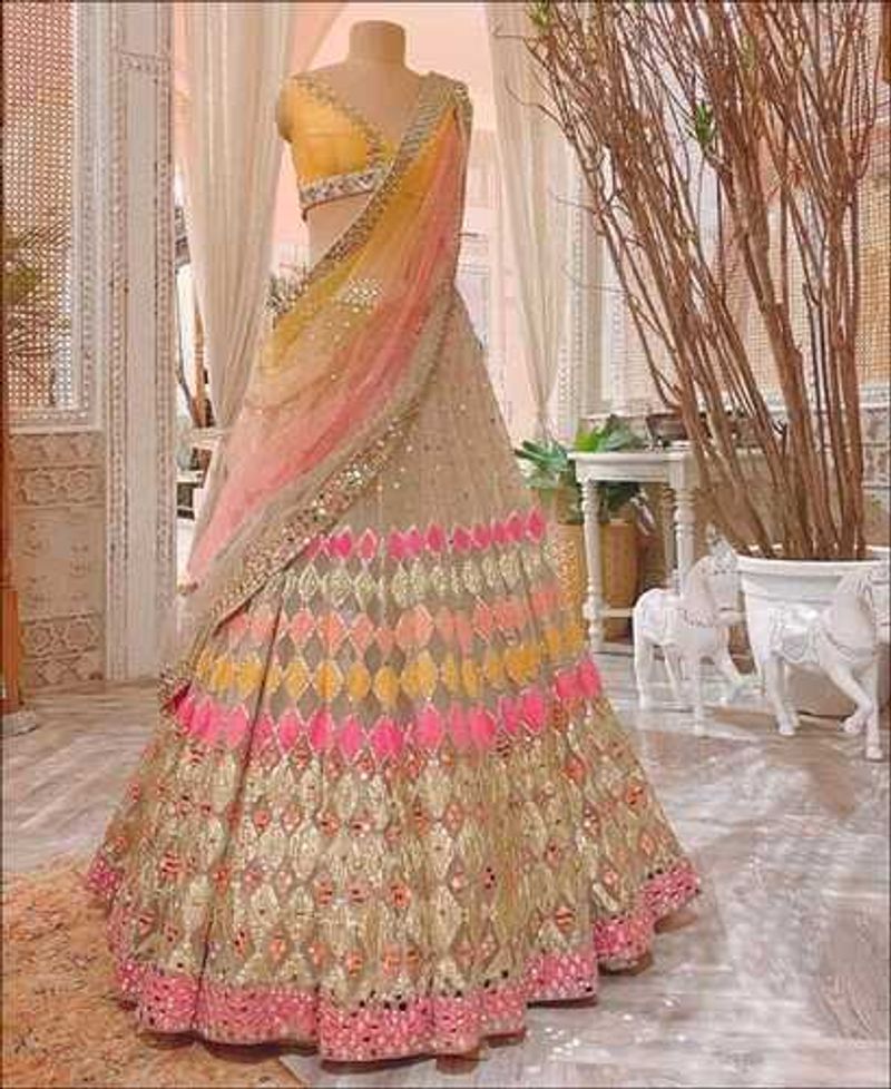 Women Butterfly Lehenga From Zatki.Com