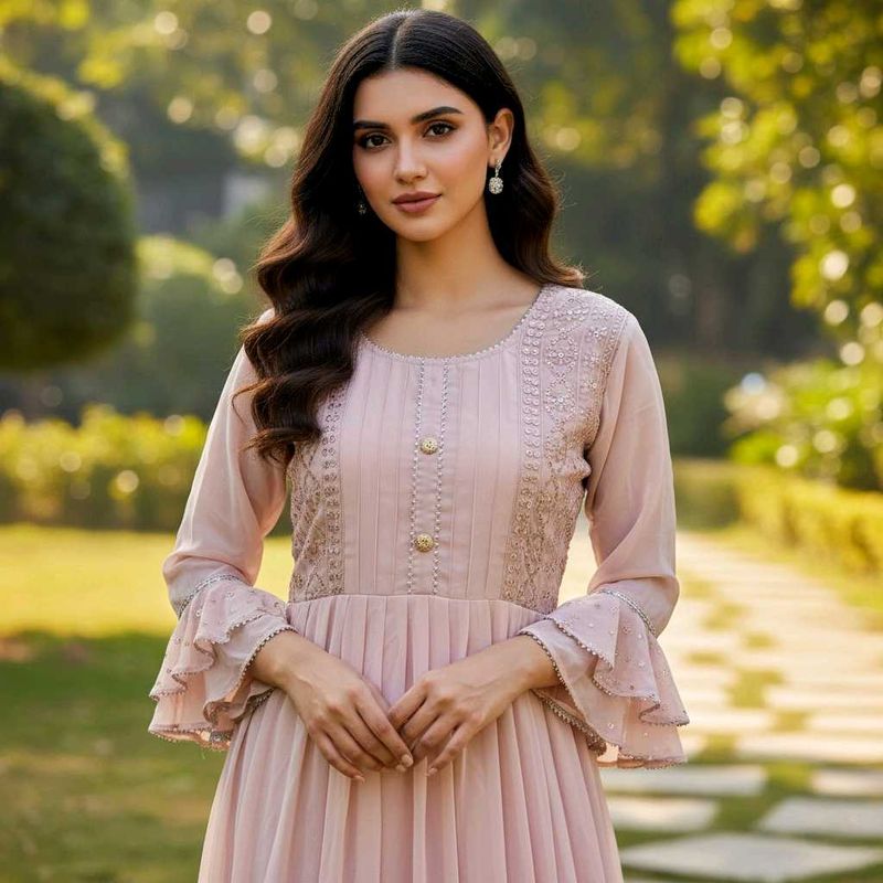 Elegant Pink Kurta Set