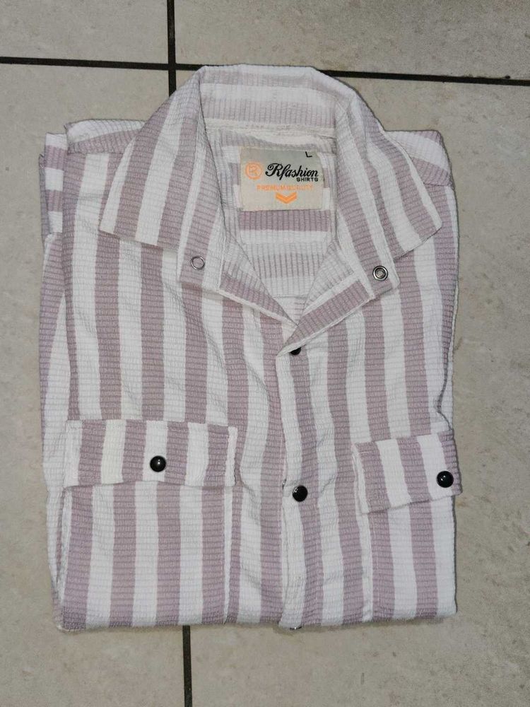 Striped Casual Shirt
