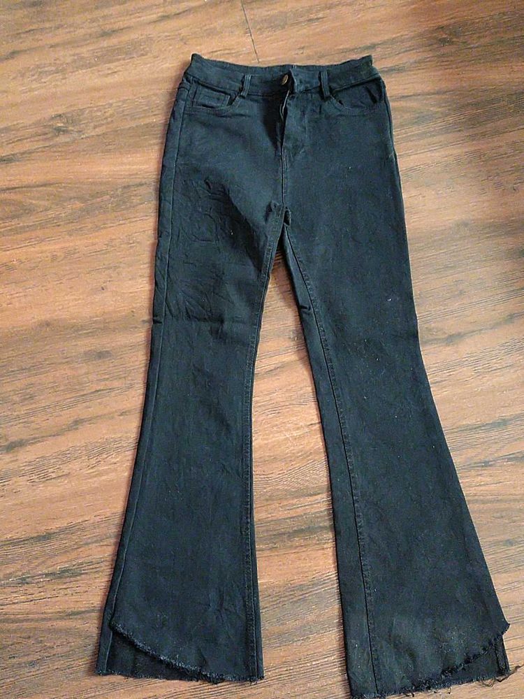 Black Flare Jeans