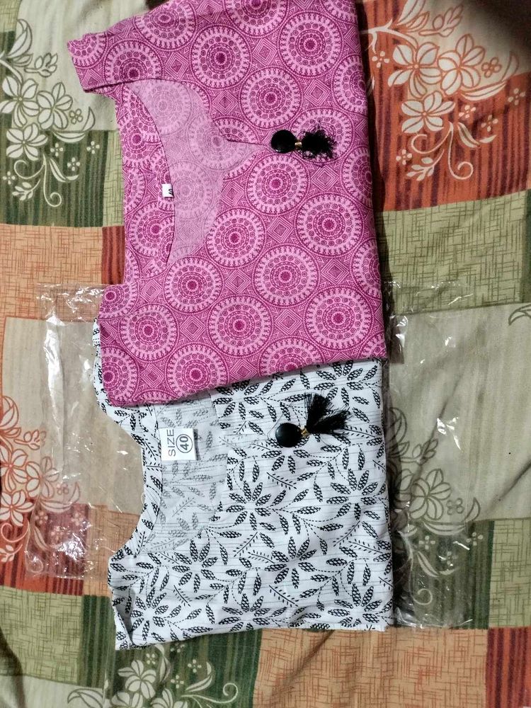 Printed Kurtas - Set of 2
