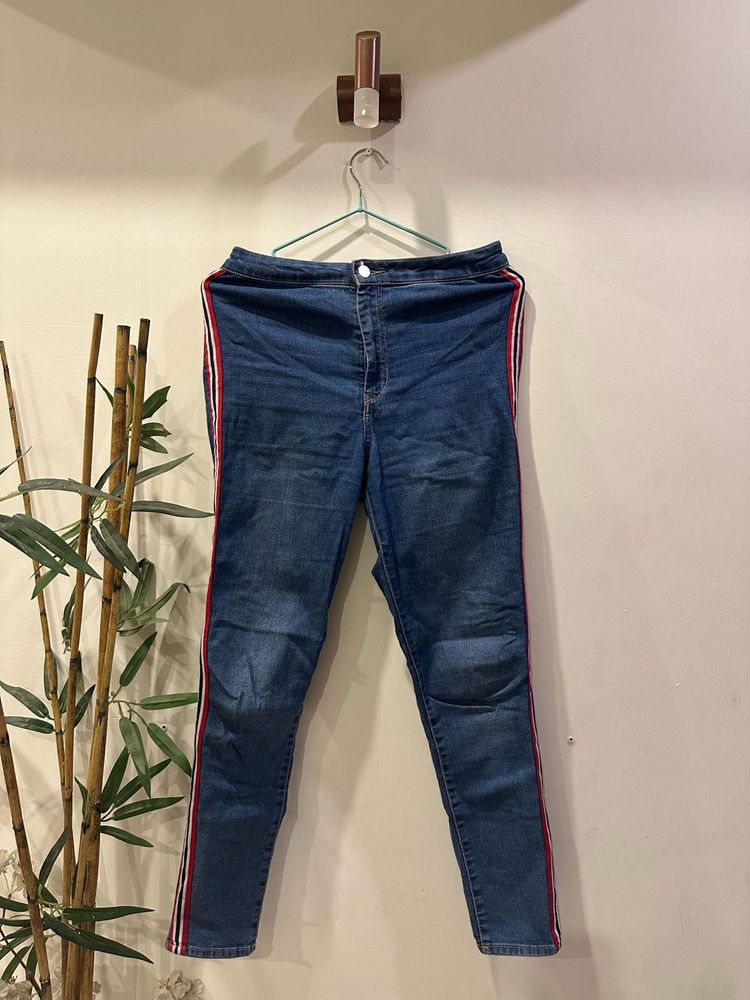 Stylish Striped Jeans