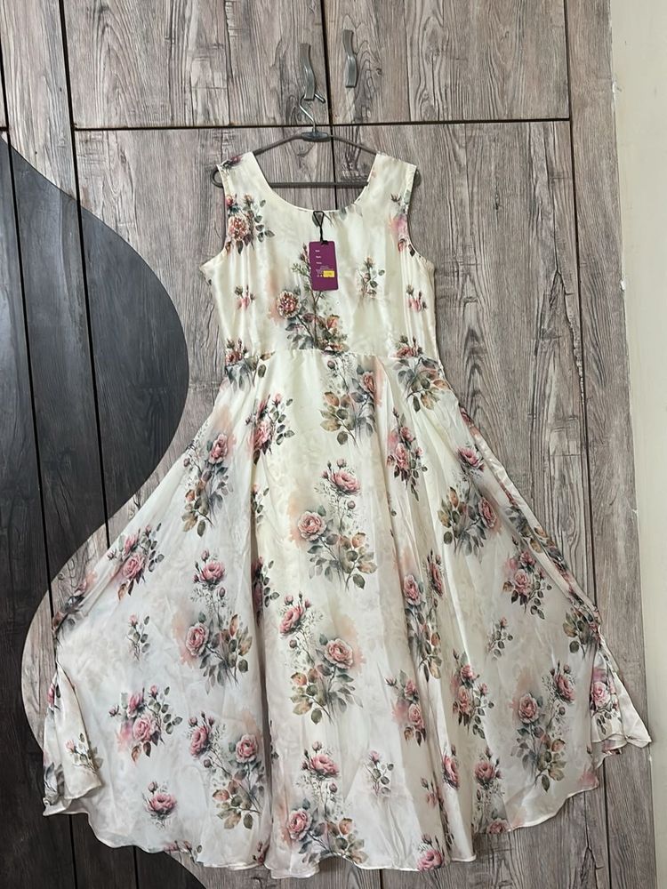 Floral Gown Or Long Kurti