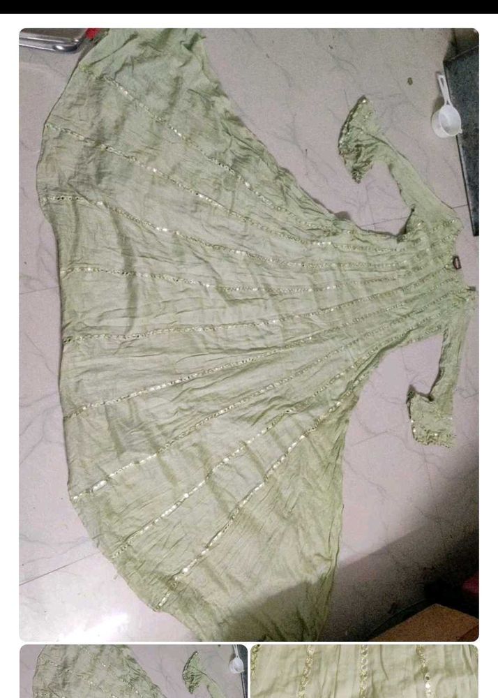 Elegant Green Ethnic Gown