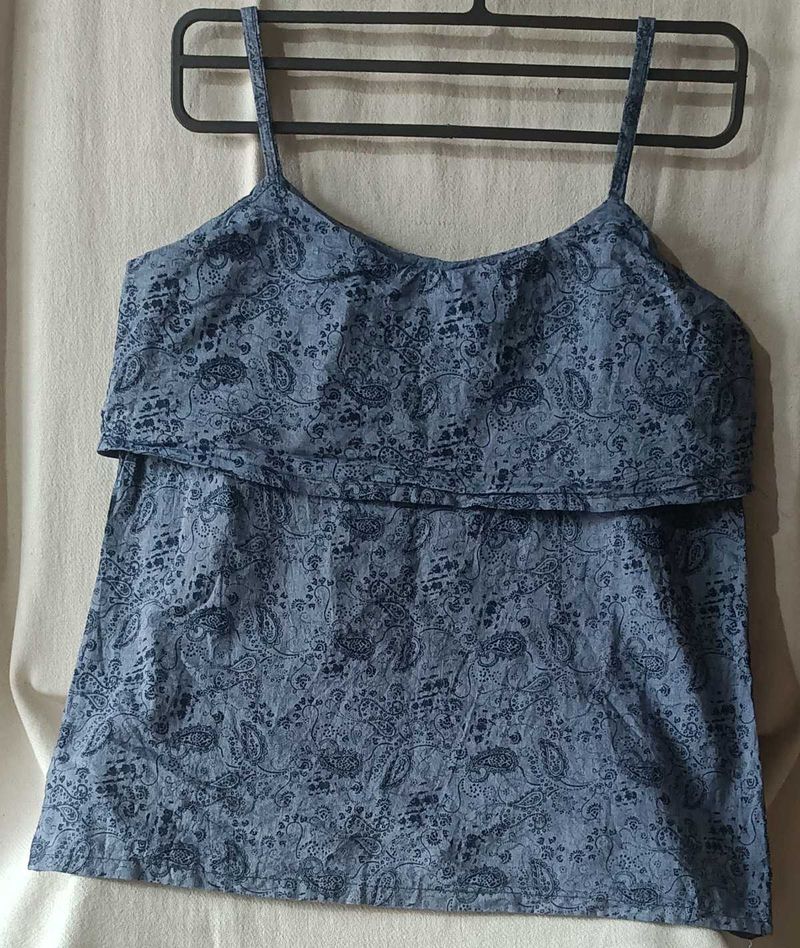 Gray Printed Top🌺...