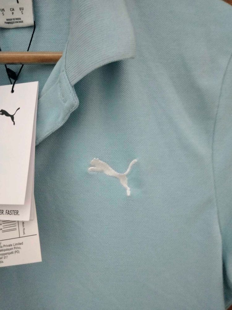 Puma Men Sky Blue Tshirt 👕