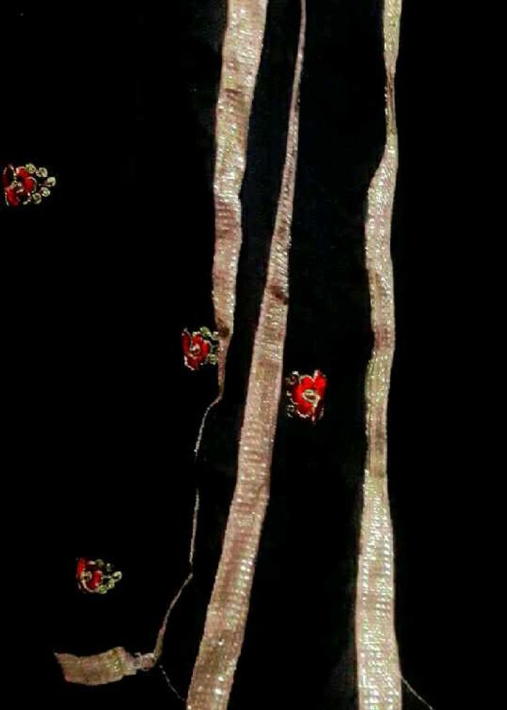 Black Dupatta No Used