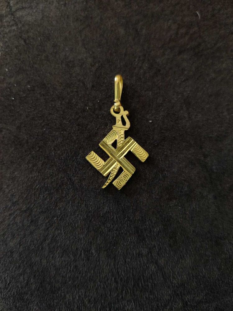 Vintage Good Luck Swastika Pendant