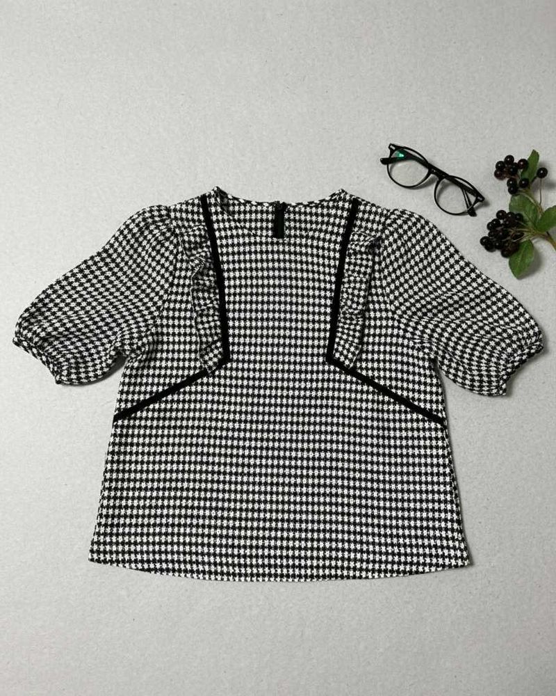 Girl&#39;s Checked Top