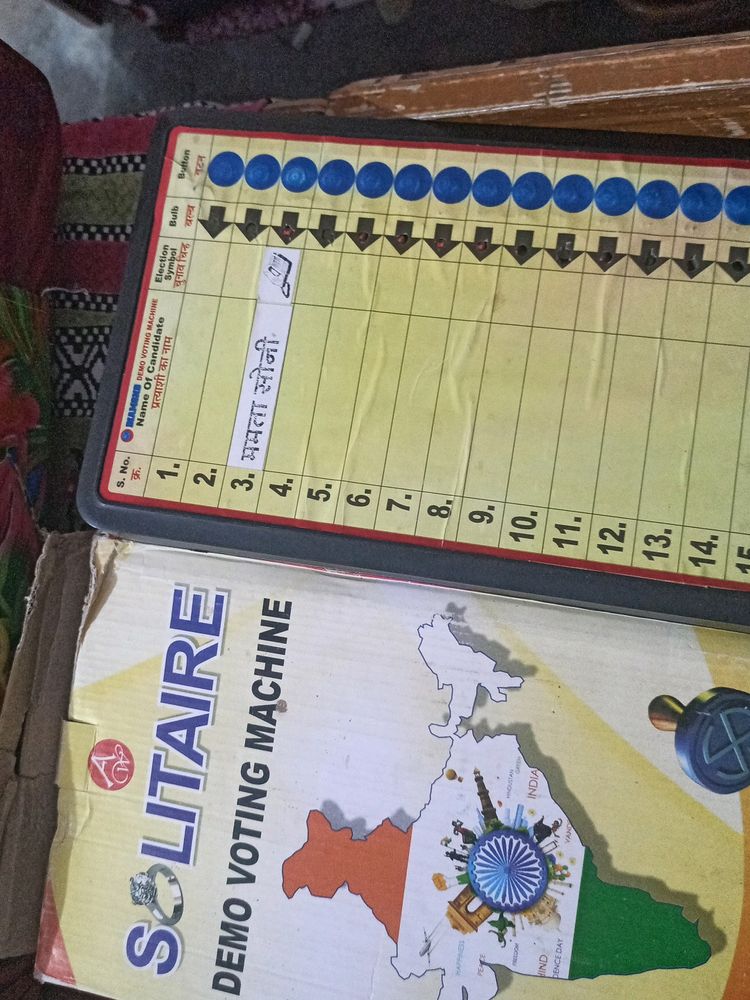 Demo Voting Machine  New And Working Conditions Yo