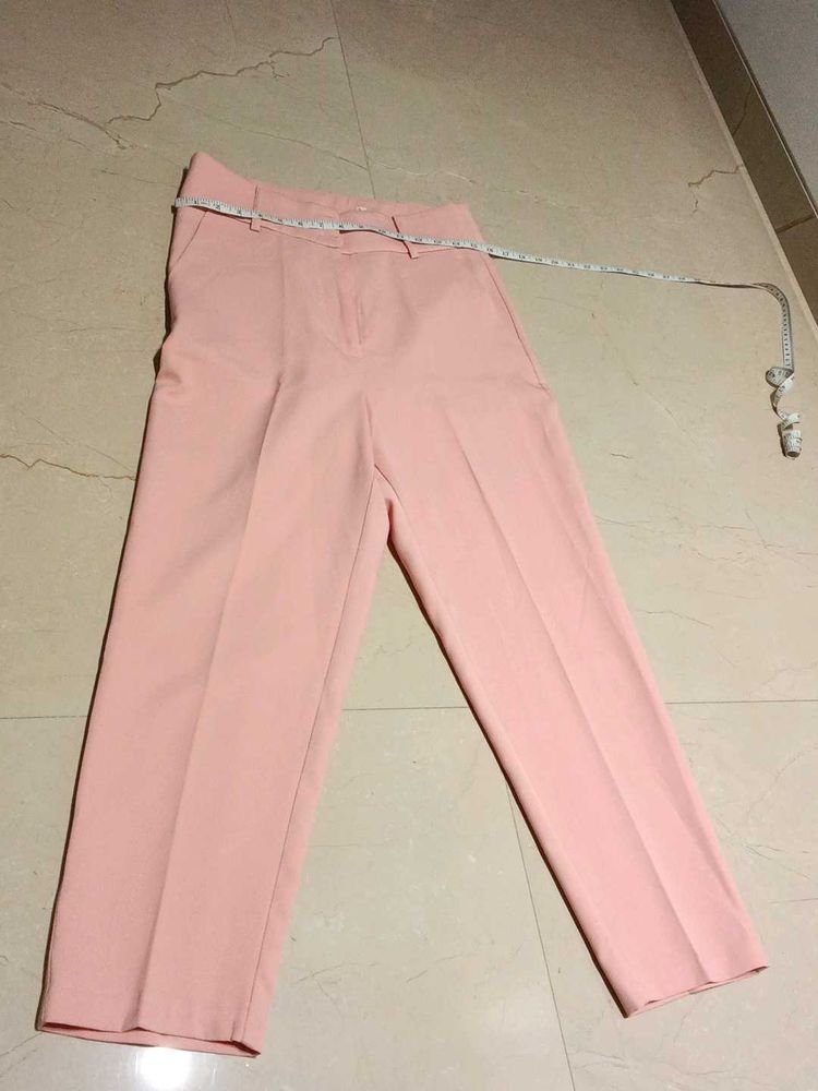 Peach Straight Leg Pants