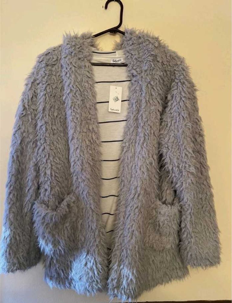 China Faux Fur Cardigan