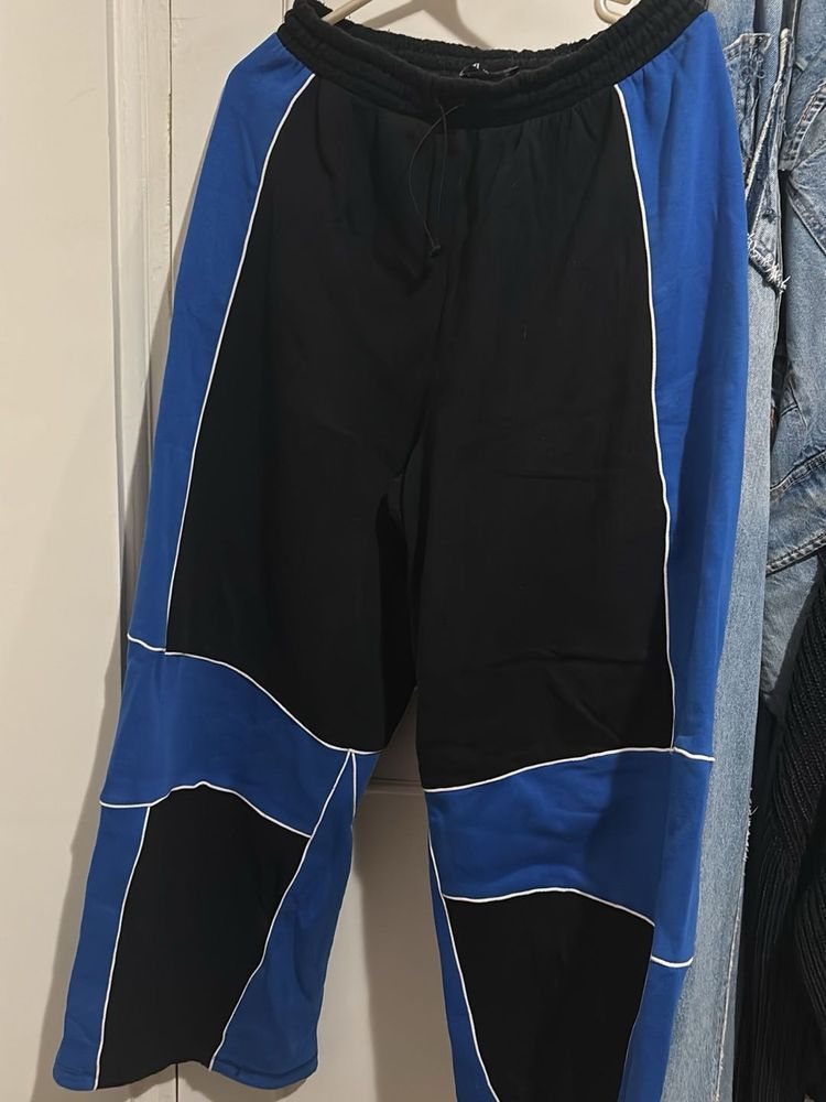Zara Blue &amp; Black Track Pants