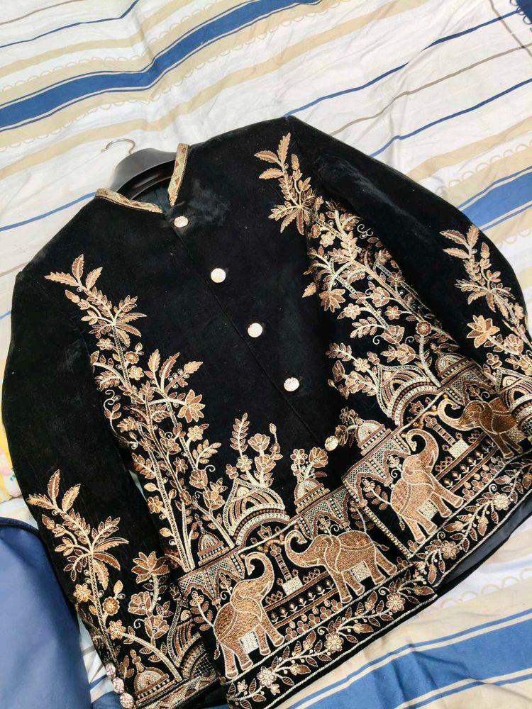 Embroidered Jodhpuri Set ( Indo western)