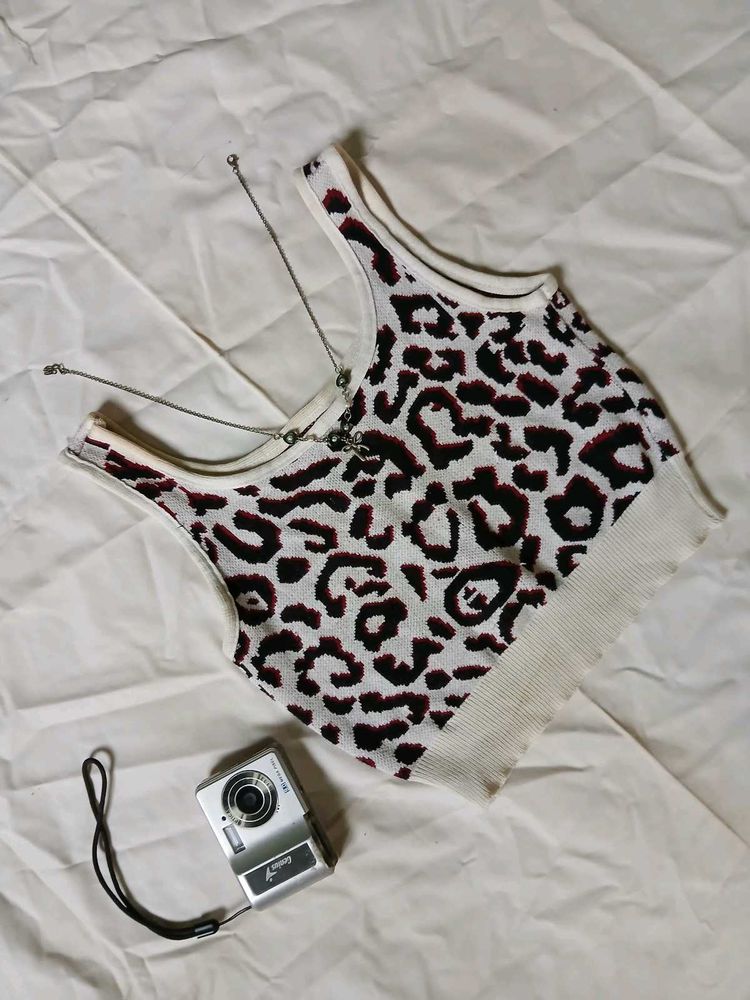 PRICE DROP❗️Y2k Cheetah Print Crop Tank
