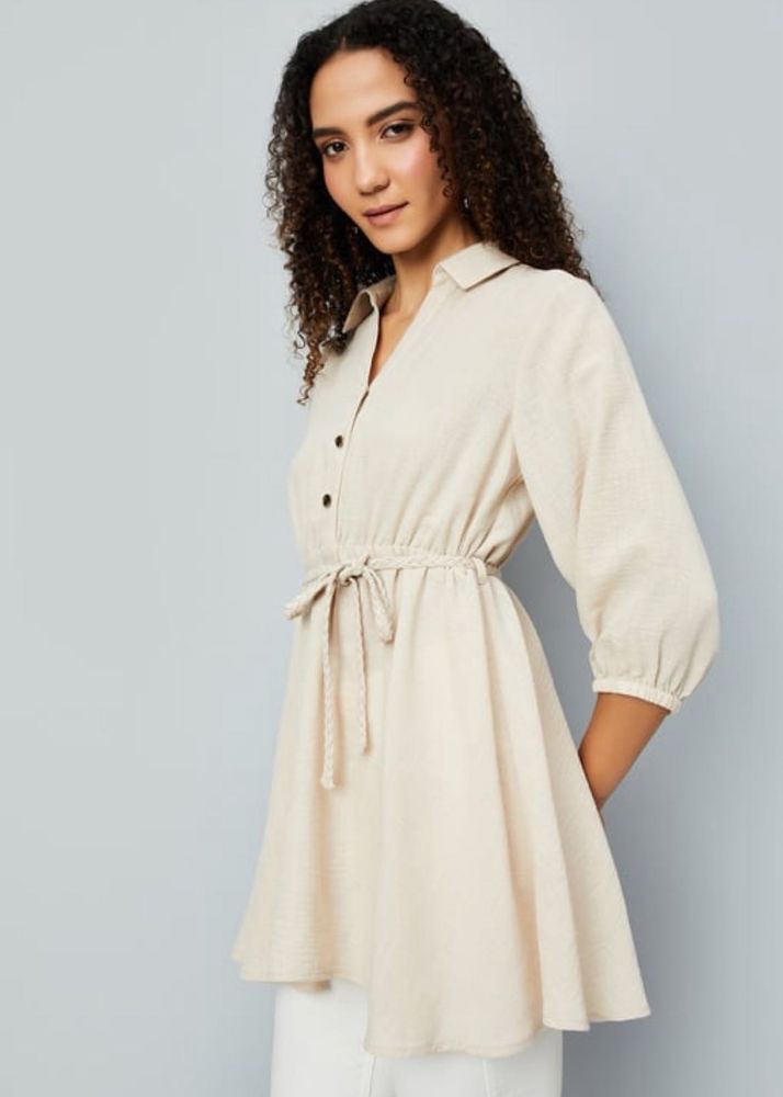 new Max Cream Color tunic Dress