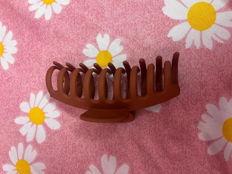 Brown Hair Claw Clip