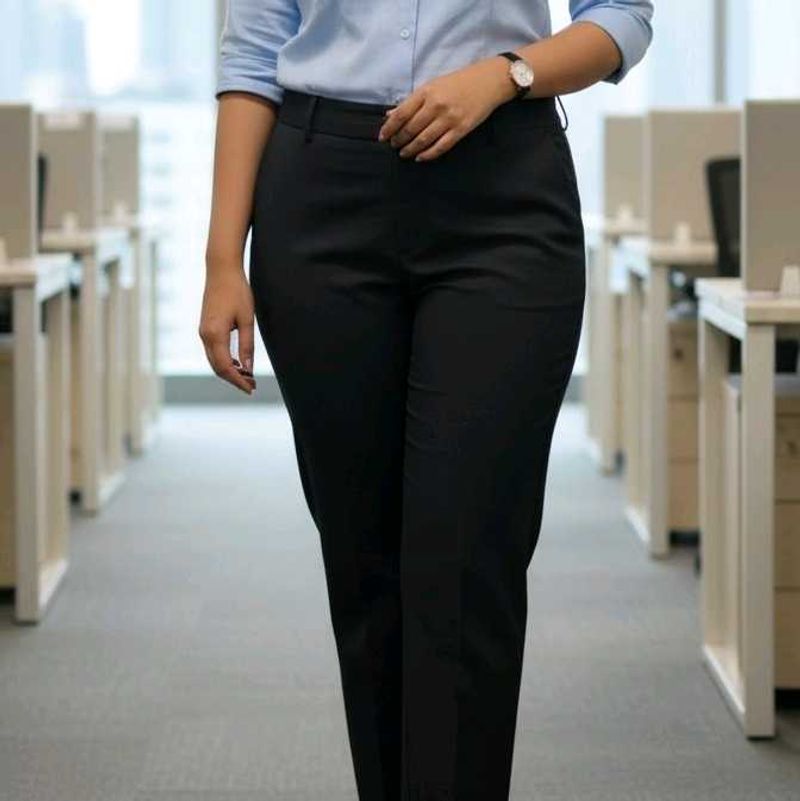 Grey Charcoal black Formal Trousers