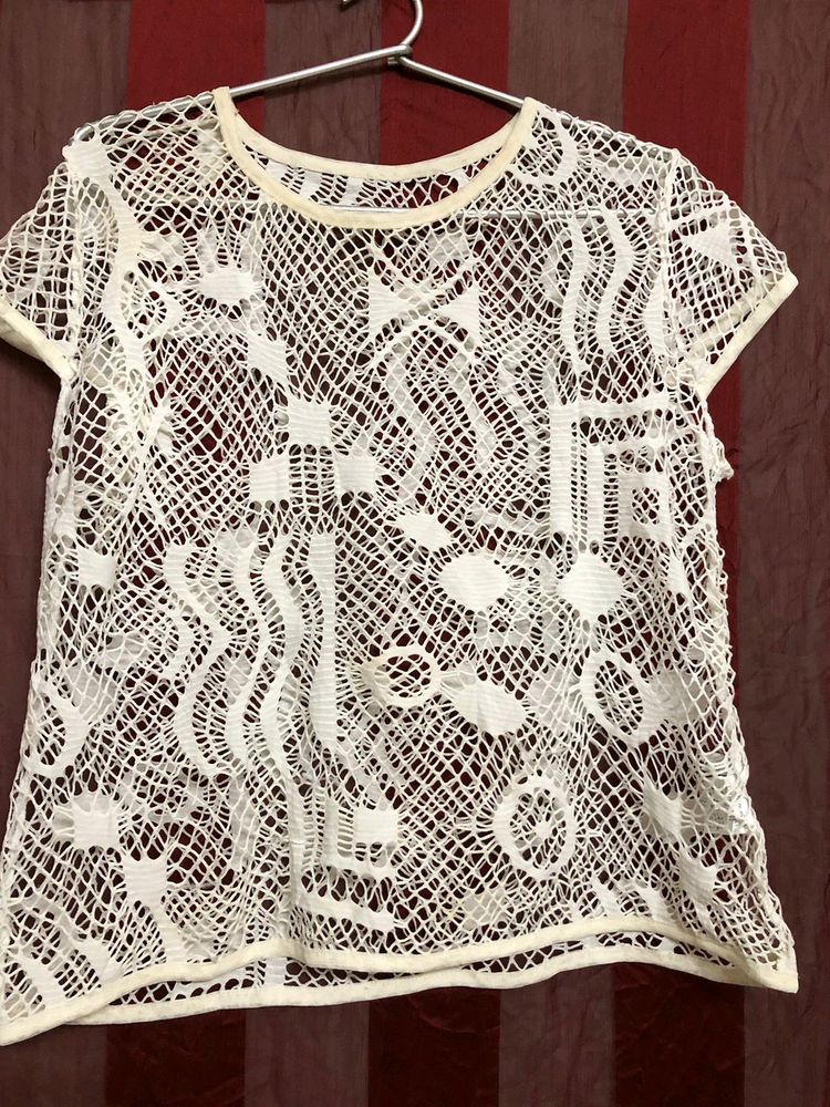 White  Lace Top