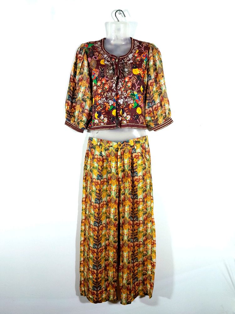 Muslin Silk Co-ord Set By RAGE