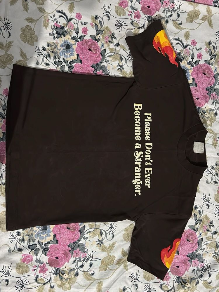 Brown &#39;Stranger&#39; Graphic Tee