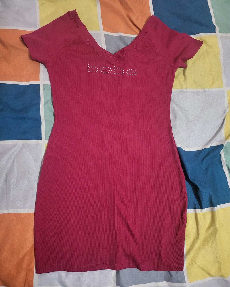 Bebe Rhinestone Dress