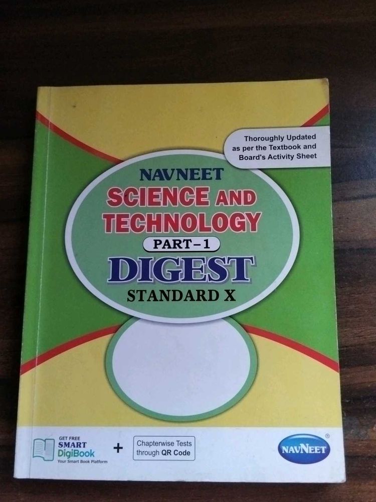 10th SSC Board, Science 1 Navneet Digest.