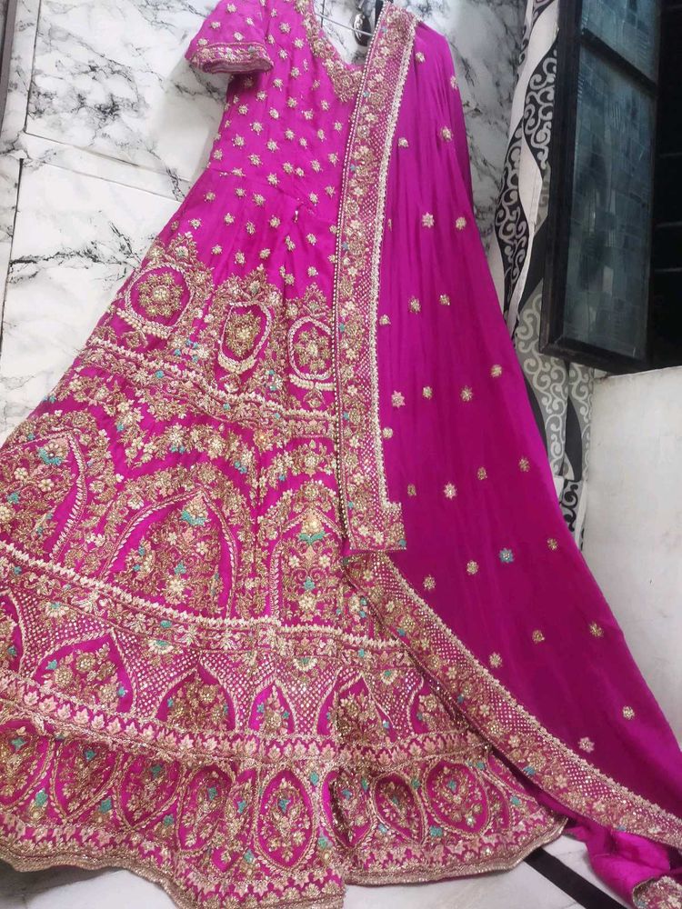 Dabka Embroidery Gown