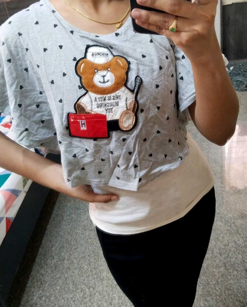 Cute Bear Graphic Tee