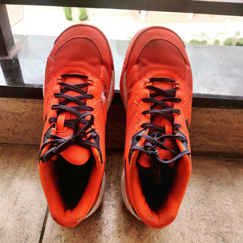Orange Sports Shoes