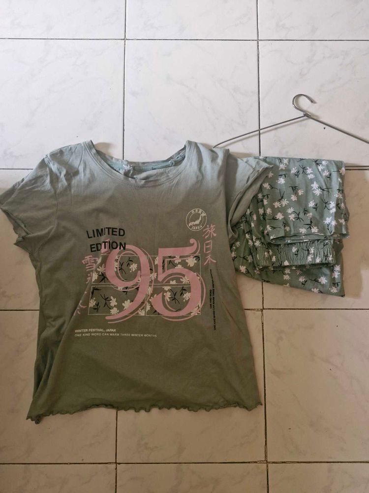 stylish and comfortable night suit