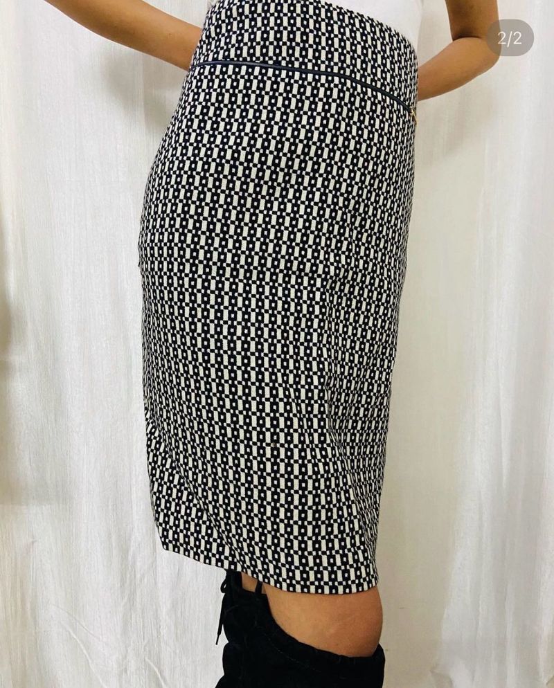 Checked Skirt