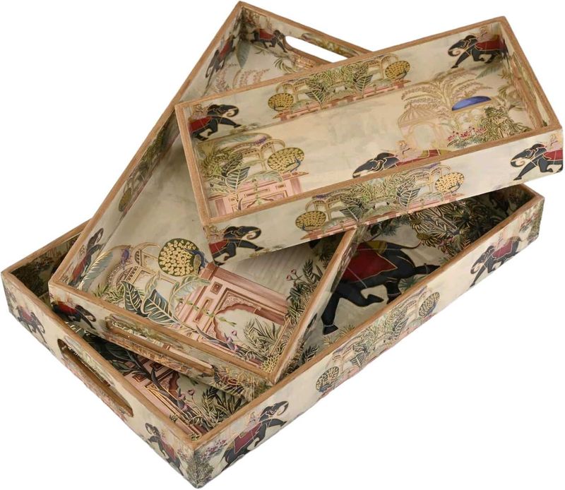 MDF Wooden Tray, Collectible Trays