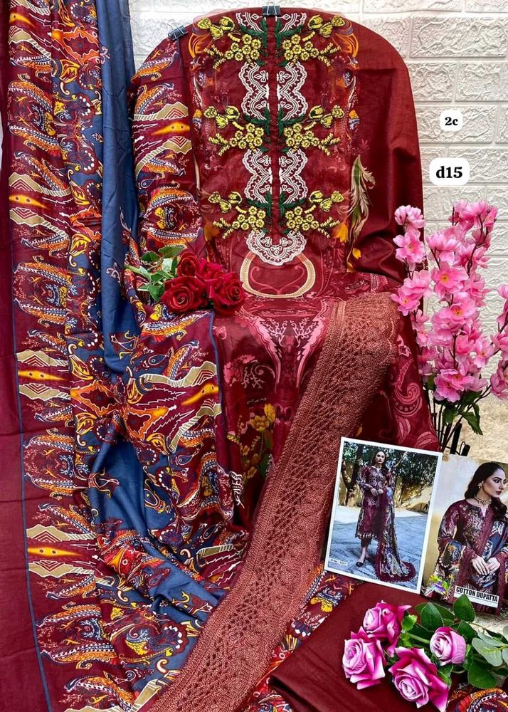 Unstitched Cotton Suit