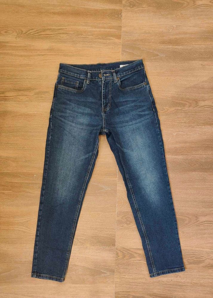 Dark Blue Denim Jeans