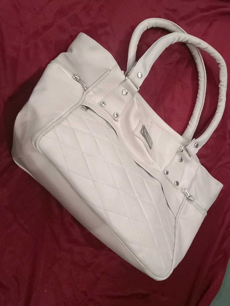 Elegant Quilted Tote Bag