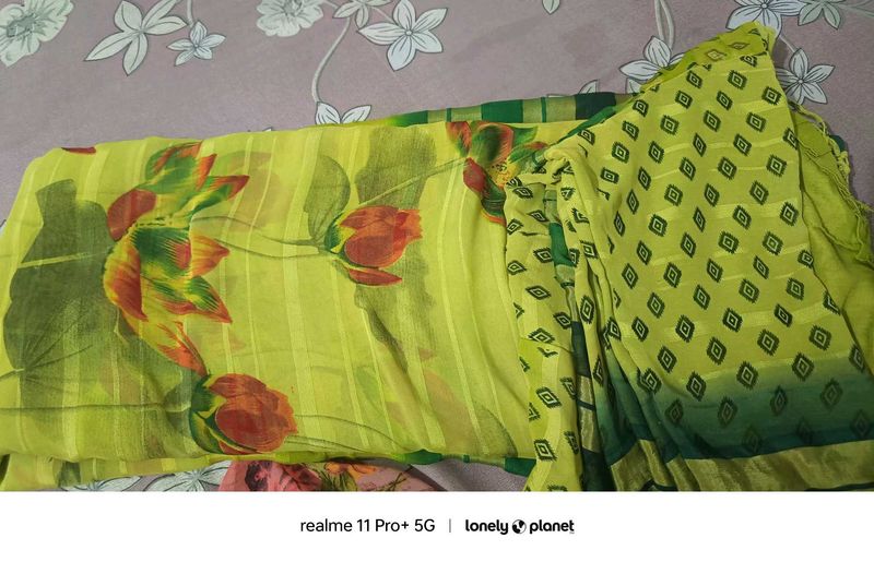 Green Saree