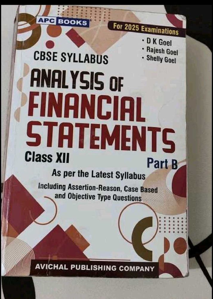 Accounts Book For Class 12th