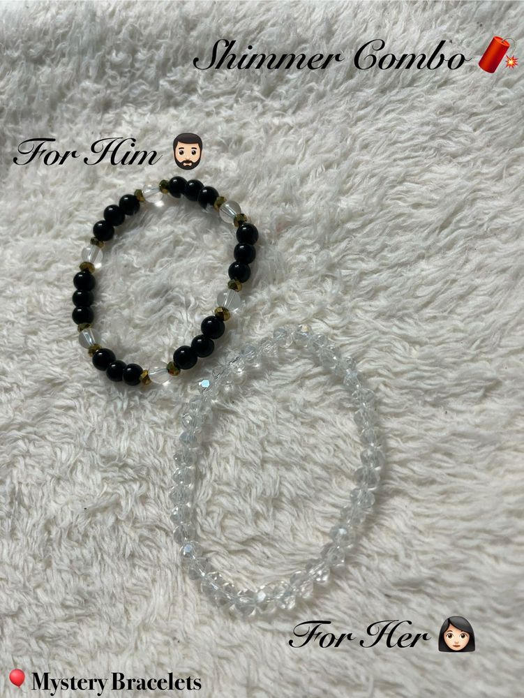 His &amp; Hers Shimmer Bracelet Set