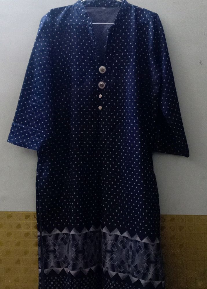 Denim XL size ladies kurta