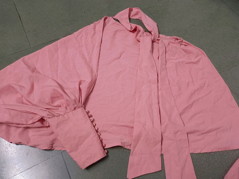 One Shoulder Top Set