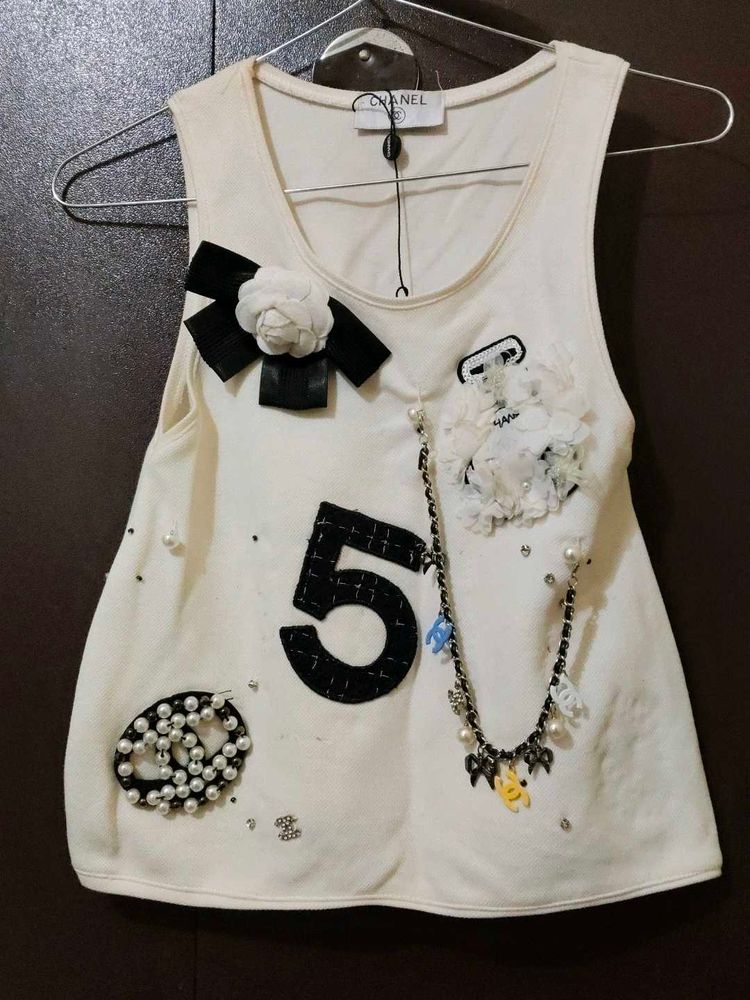 Chanel Embellished Tank Top