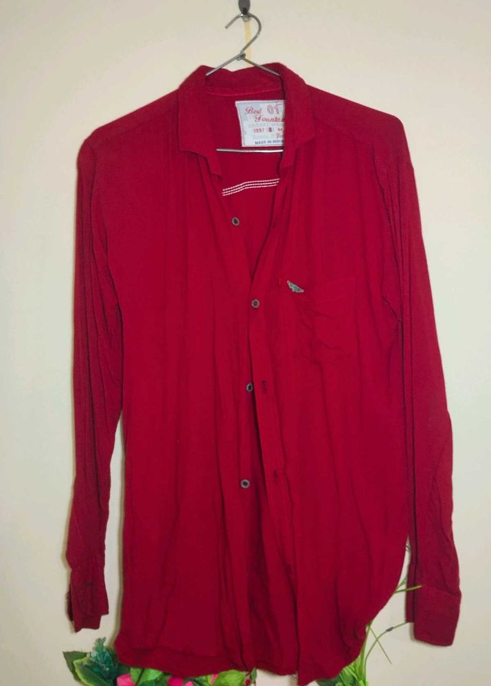 mens rust colour shirt