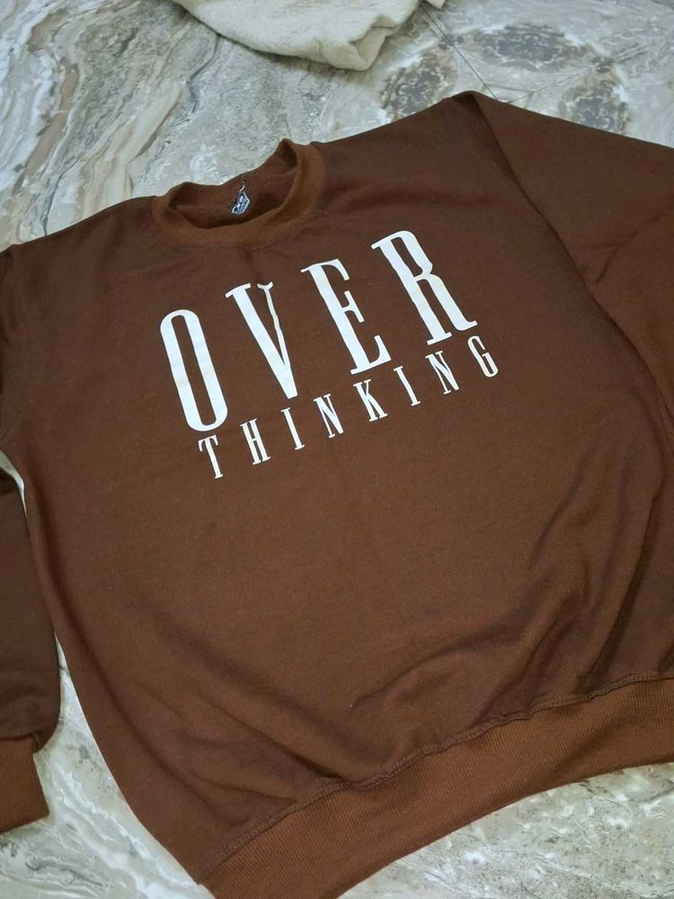 Brown Sweatshirt For Girls