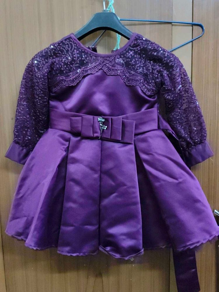 Purple Party Dress
